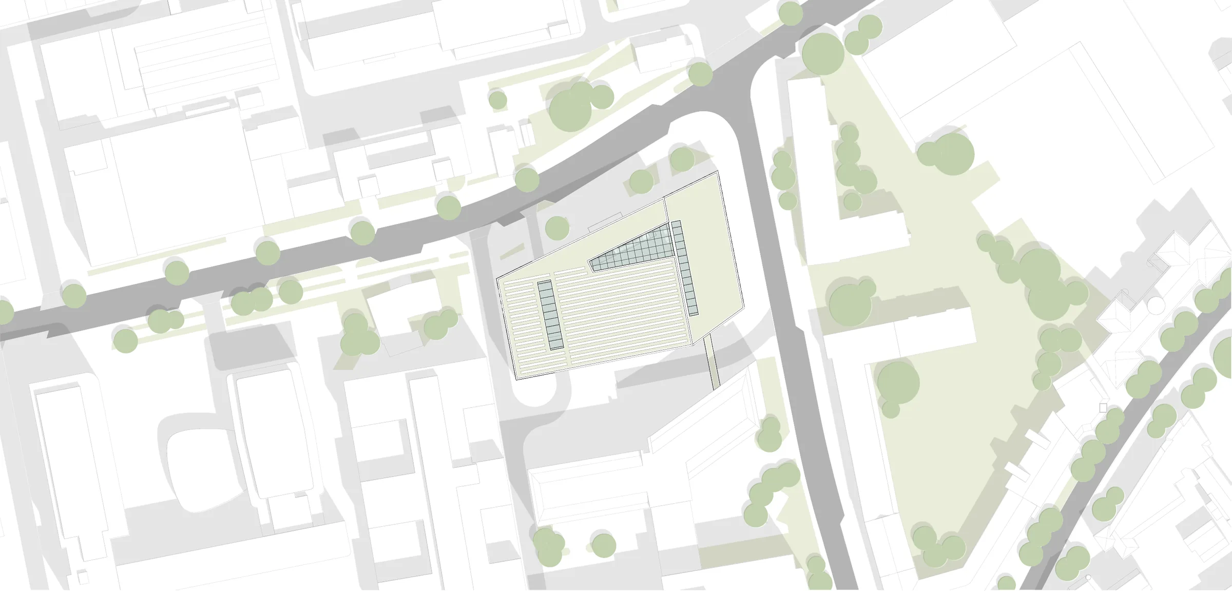 Site plan of greenCONTI on the Beiersdorf site